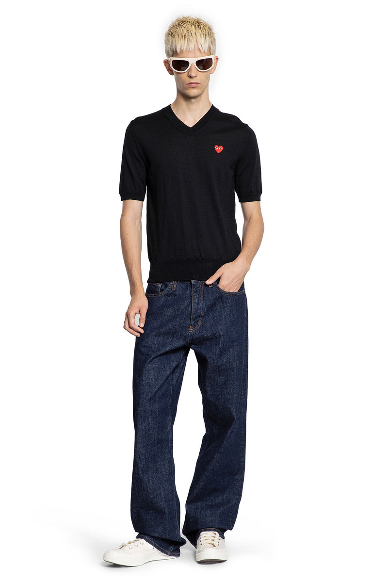 Heart Wool Knit Short Sleeve Tee - Antonioli.eu