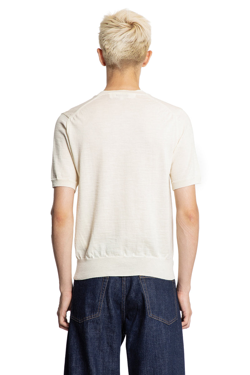 Heart Wool Knit Short Sleeve Tee - Antonioli.eu