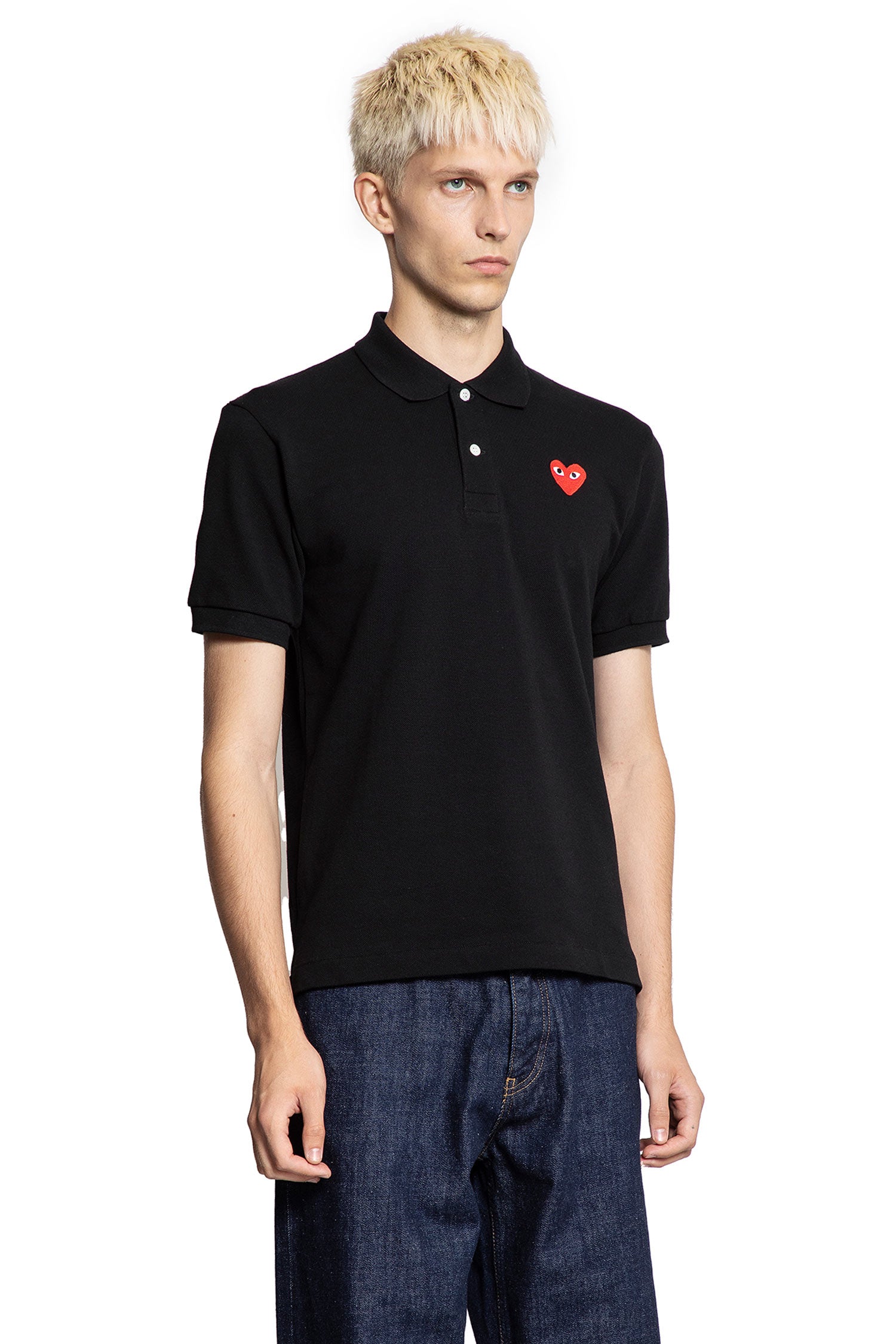 Heart Cotton Polo Shirt