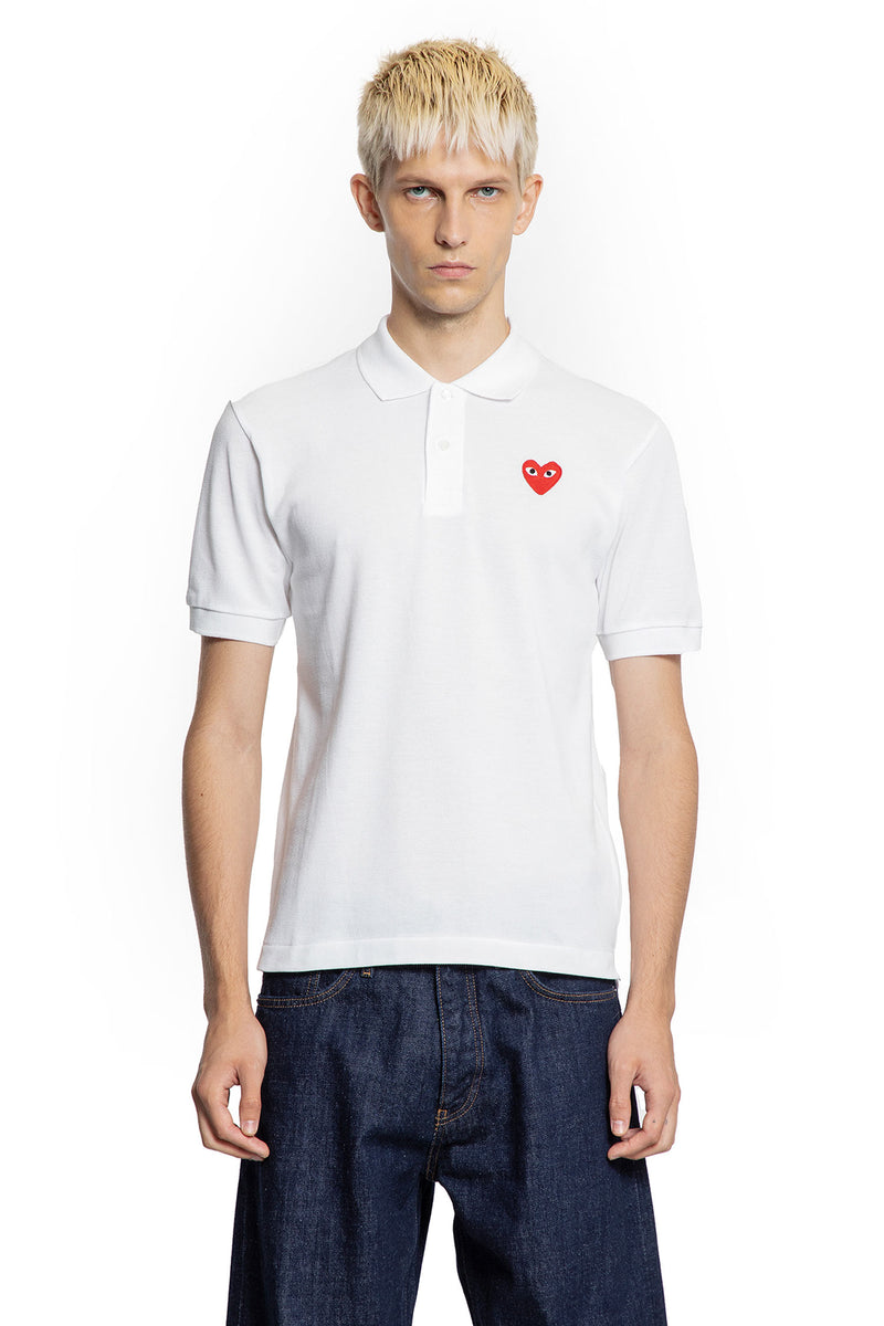 Red Heart Cotton Piqué Polo Shirt - Antonioli.eu