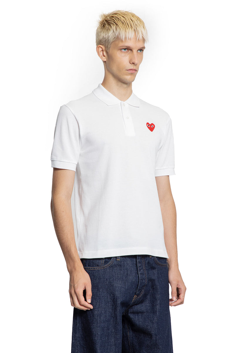 Red Heart Cotton Piqué Polo Shirt - Antonioli.eu