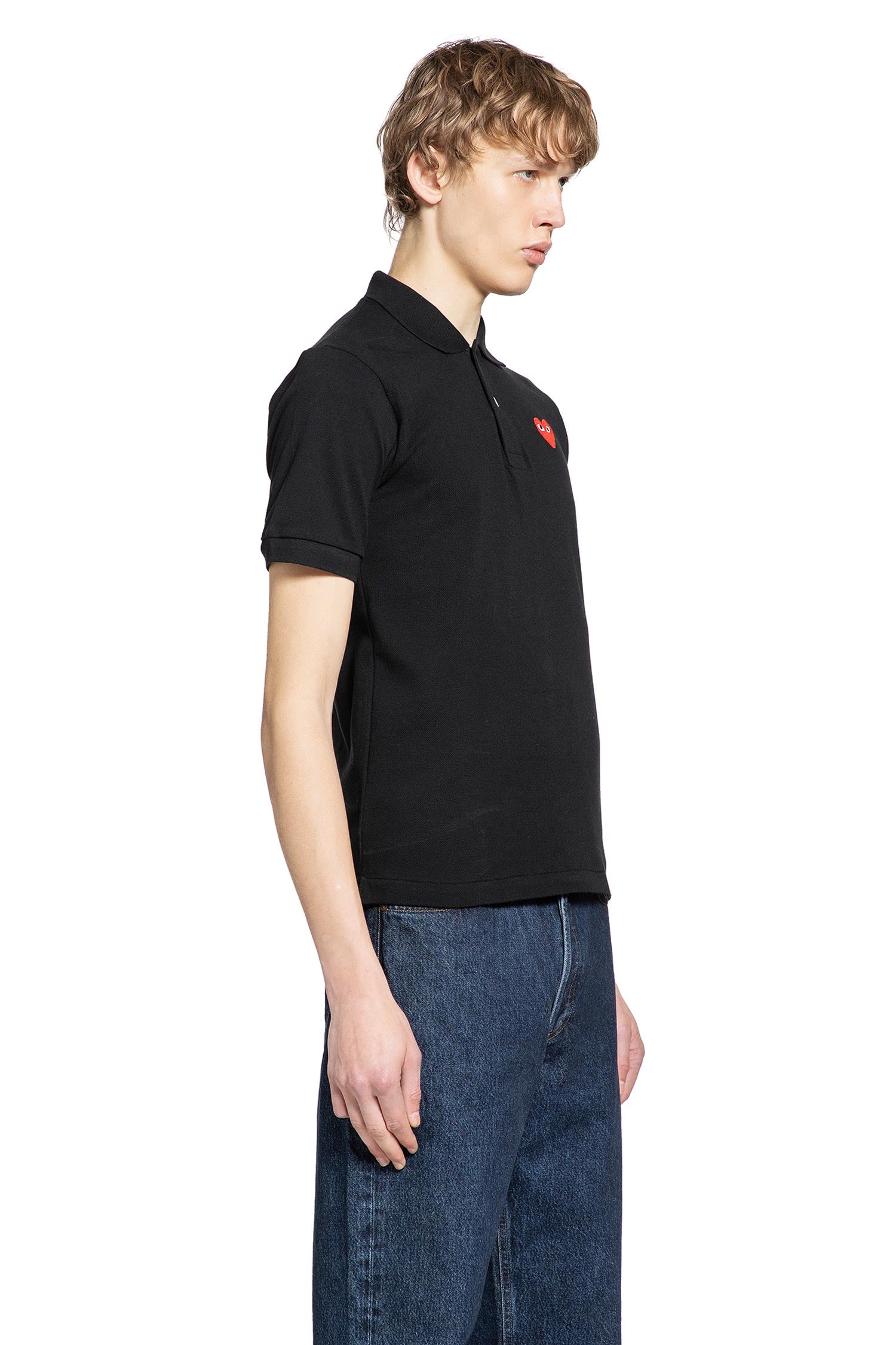 Heart Cotton Piqué Polo Shirt