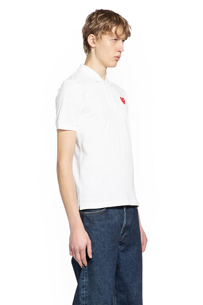 Heart Cotton Piqué Polo Shirt