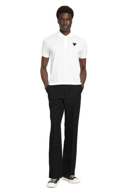 Heart Cotton Piqué Polo Shirt