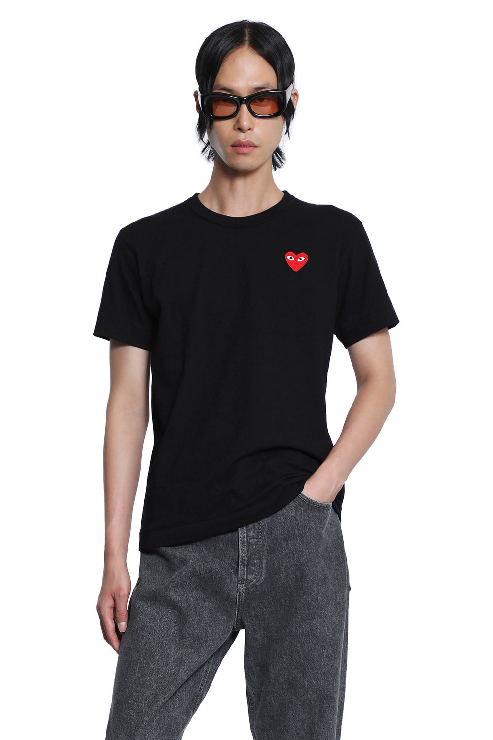 COMME DES GARCONS PLAY Signature Heart T-Shirt man