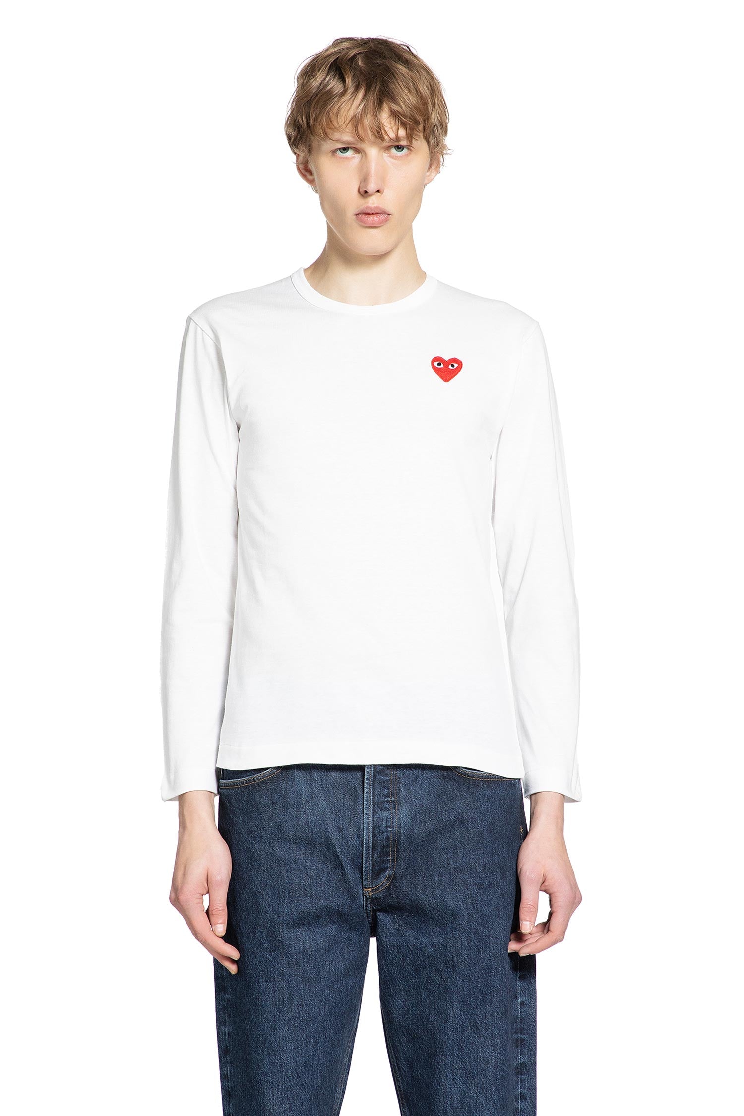 Heart Cotton Long Sleeve T-Shirt