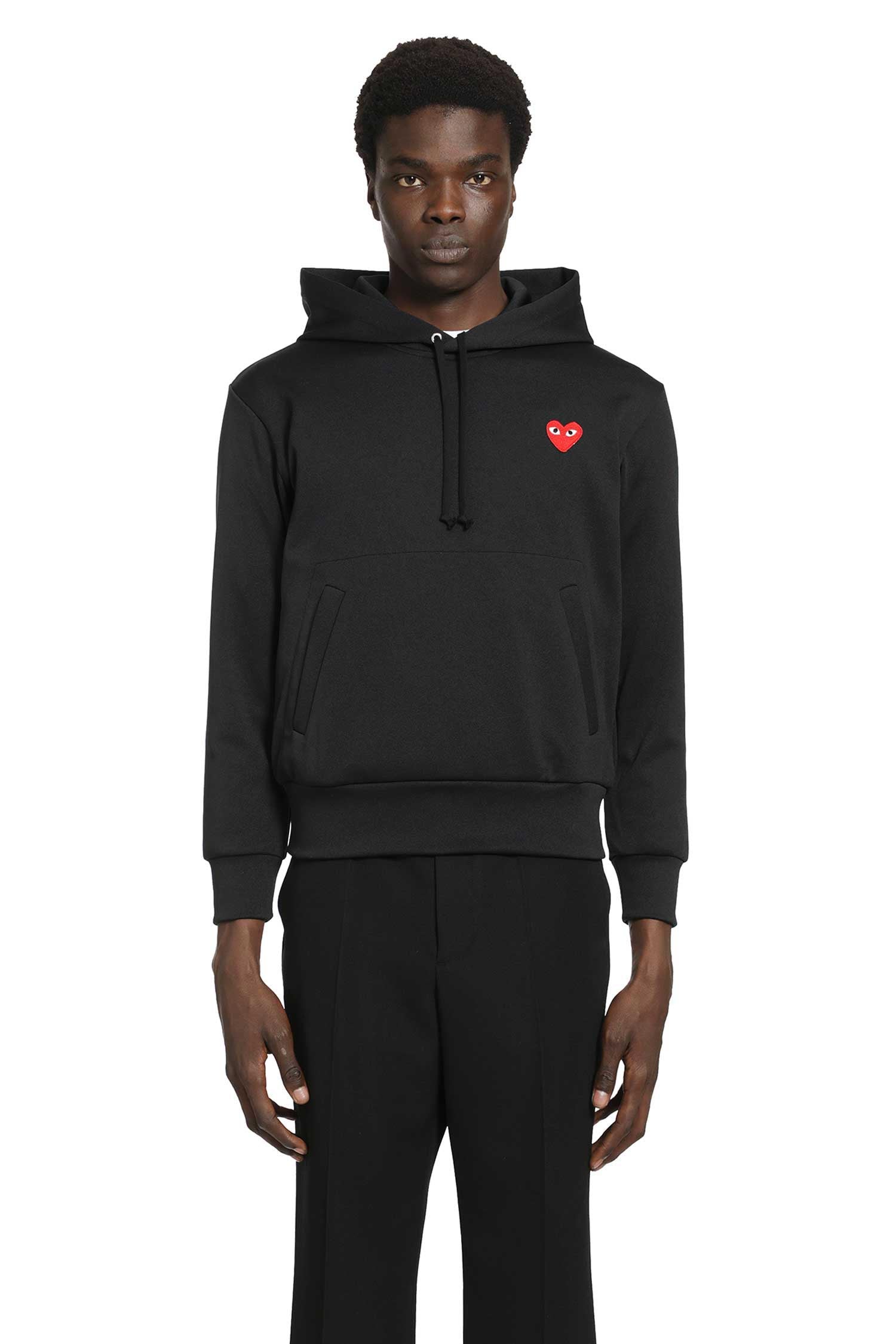 Heart Cotton Jersey Hoodie