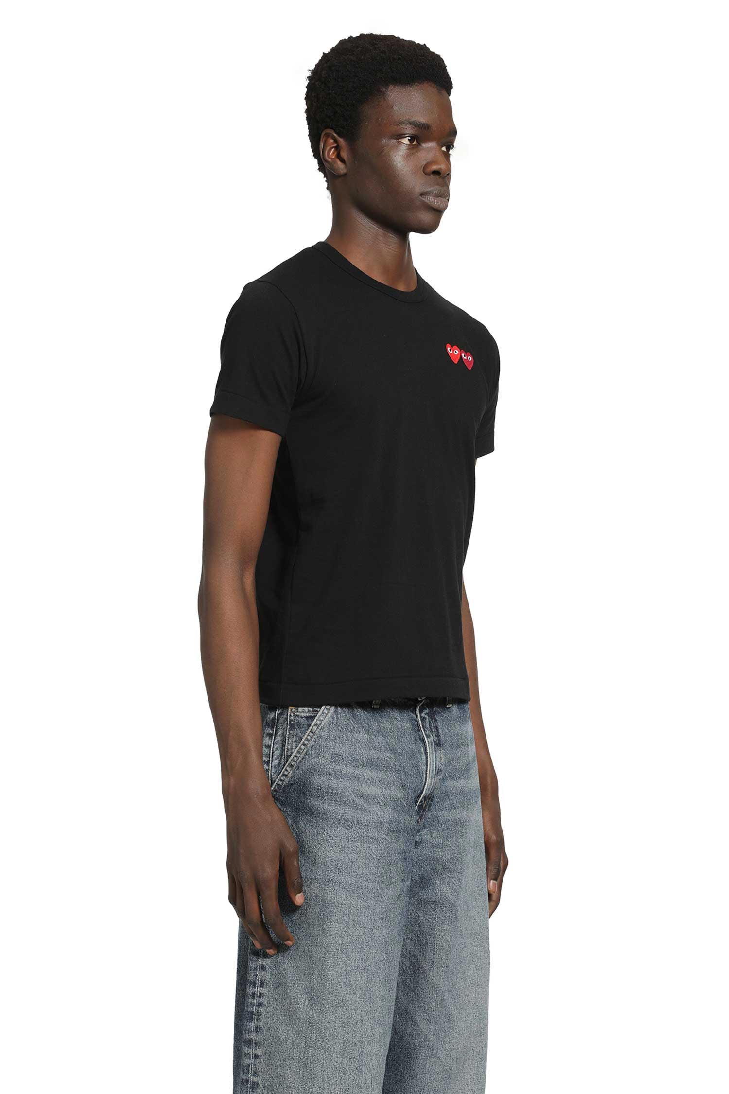 Double Heart Cotton T-Shirt