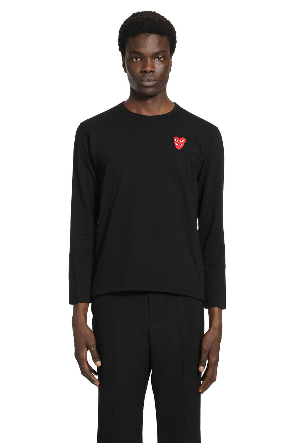 COMME DES GARCONS PLAY Heart Long Sleeve T-Shirt man