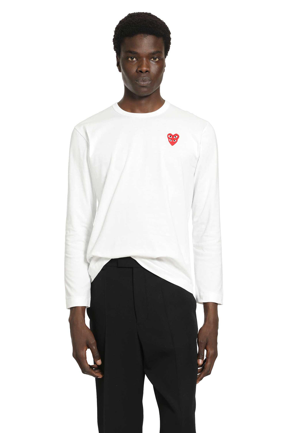 COMME DES GARCONS PLAY Heart Long Sleeve T-shirt man