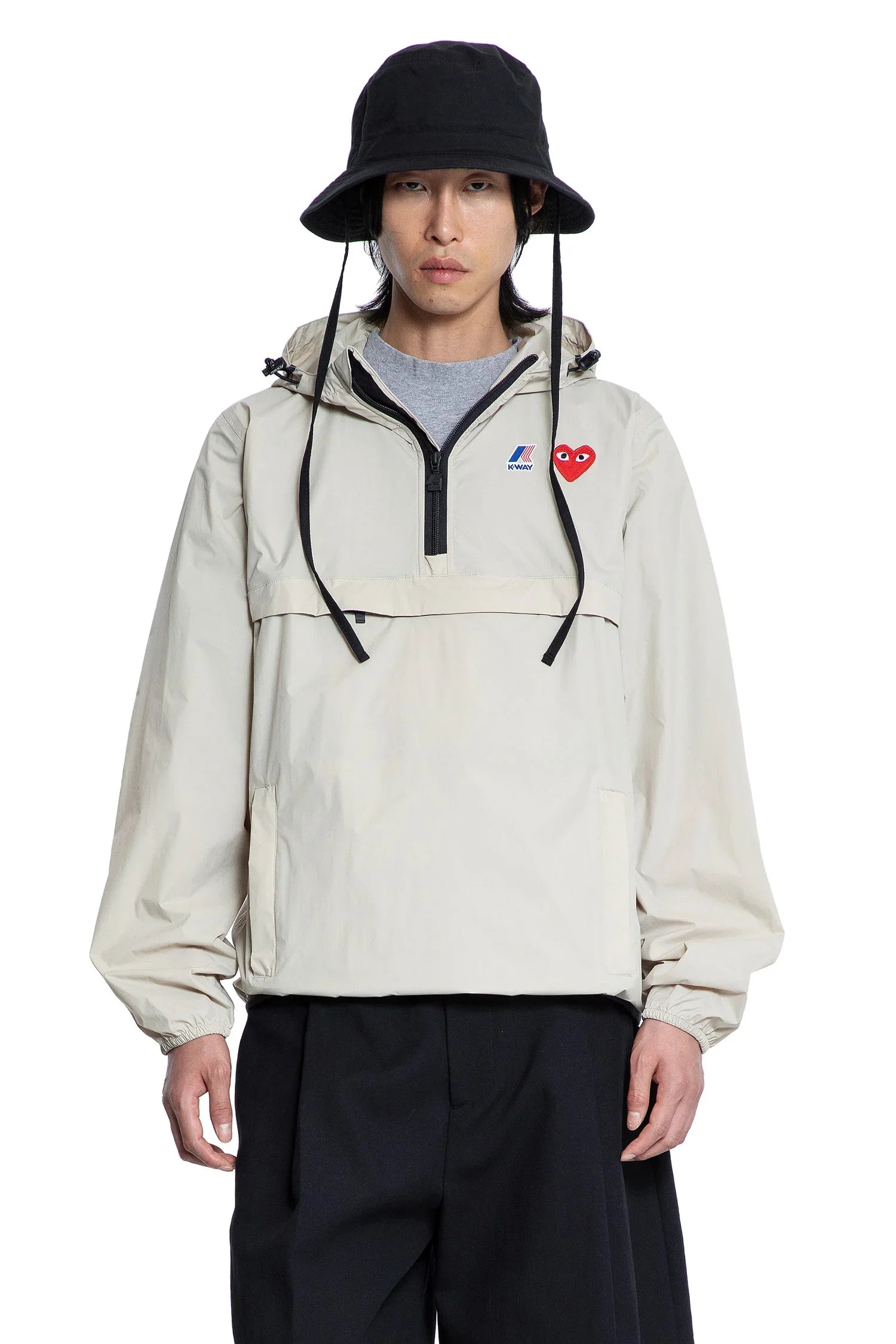 COMME DES GARCONS PLAY MAN BEIGE JACKETS - Antonioli.eu