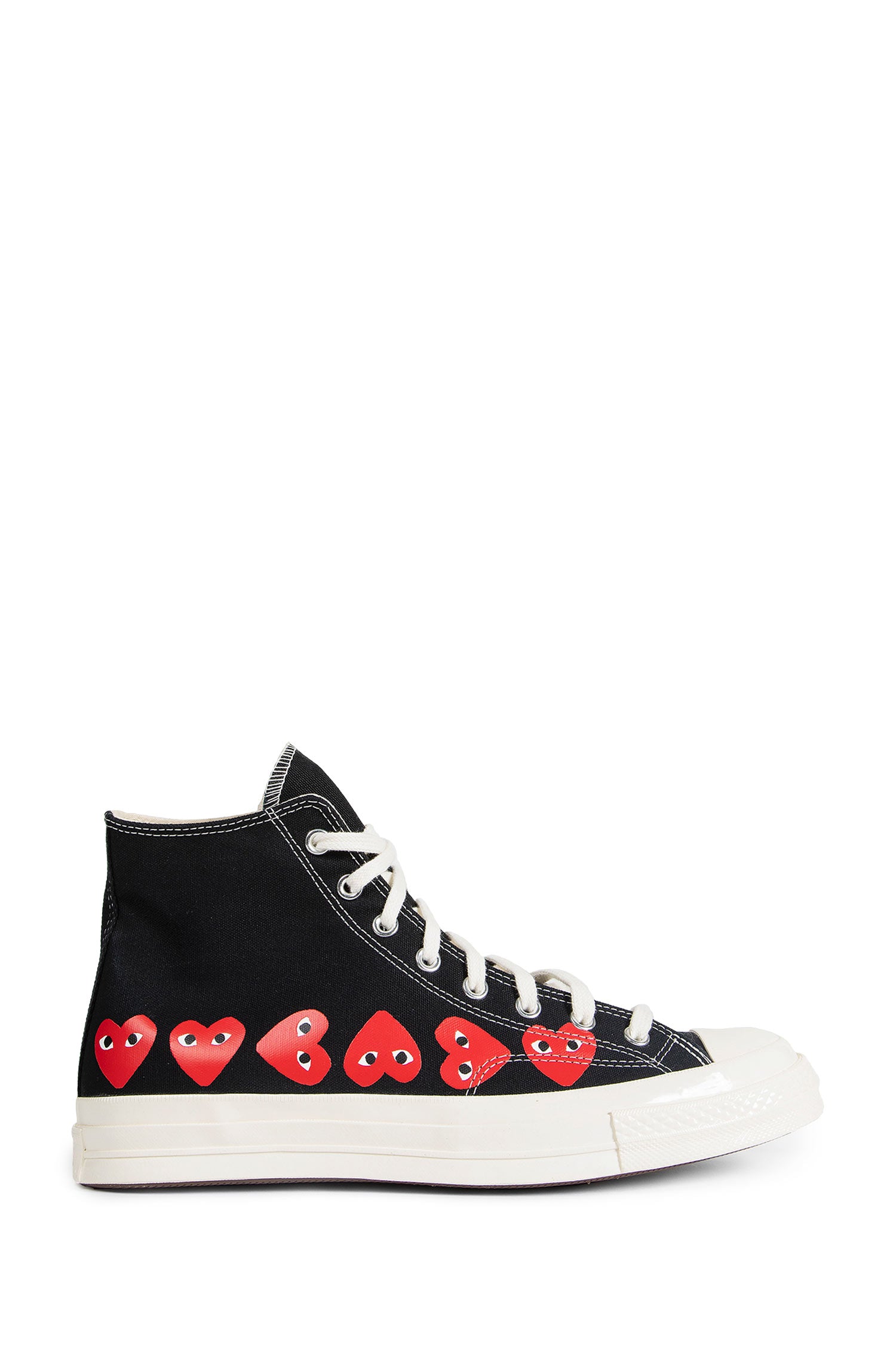 Multi Heart Hi-Top Sneakers
