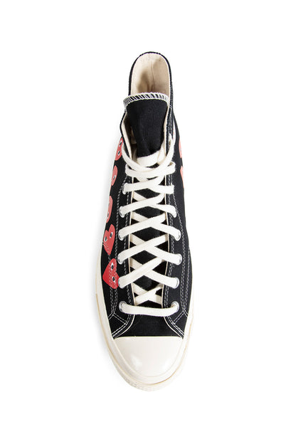Multi Heart Hi-Top Sneakers