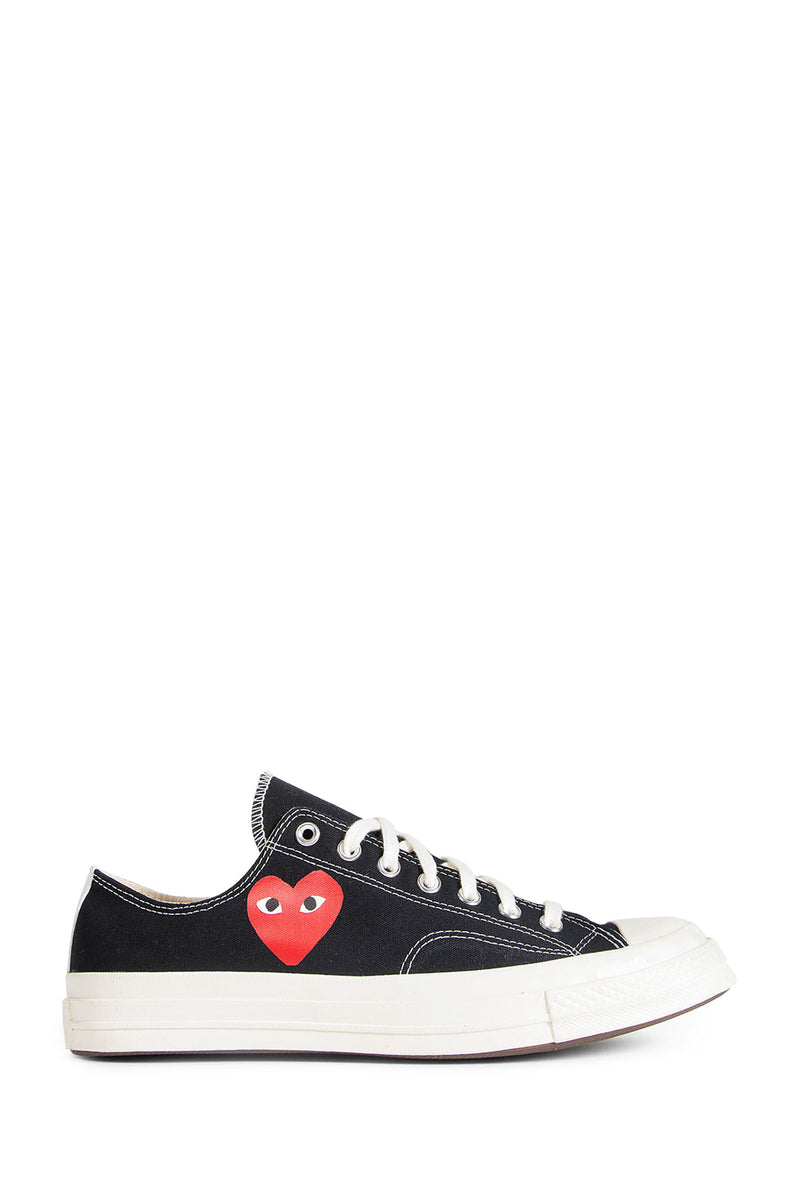 Small Red Heart Low Top Sneakers