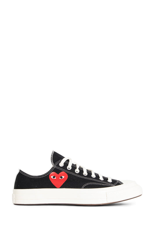 COMME DES GARCONS PLAY UNISEX BLACK SNEAKERS