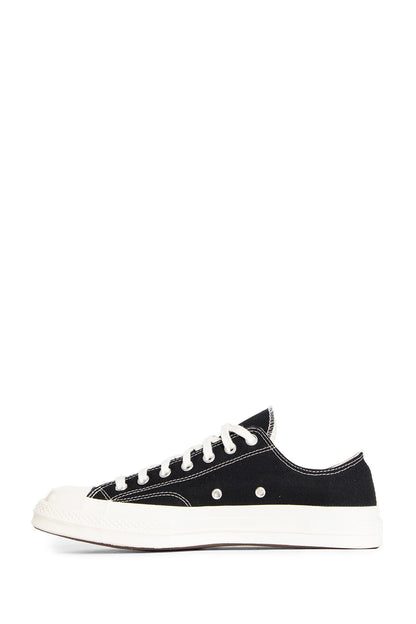 COMME DES GARCONS PLAY UNISEX BLACK SNEAKERS