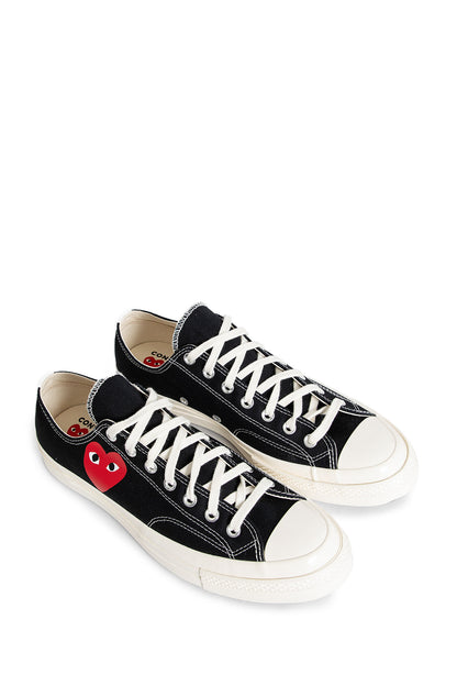 COMME DES GARCONS PLAY UNISEX BLACK SNEAKERS