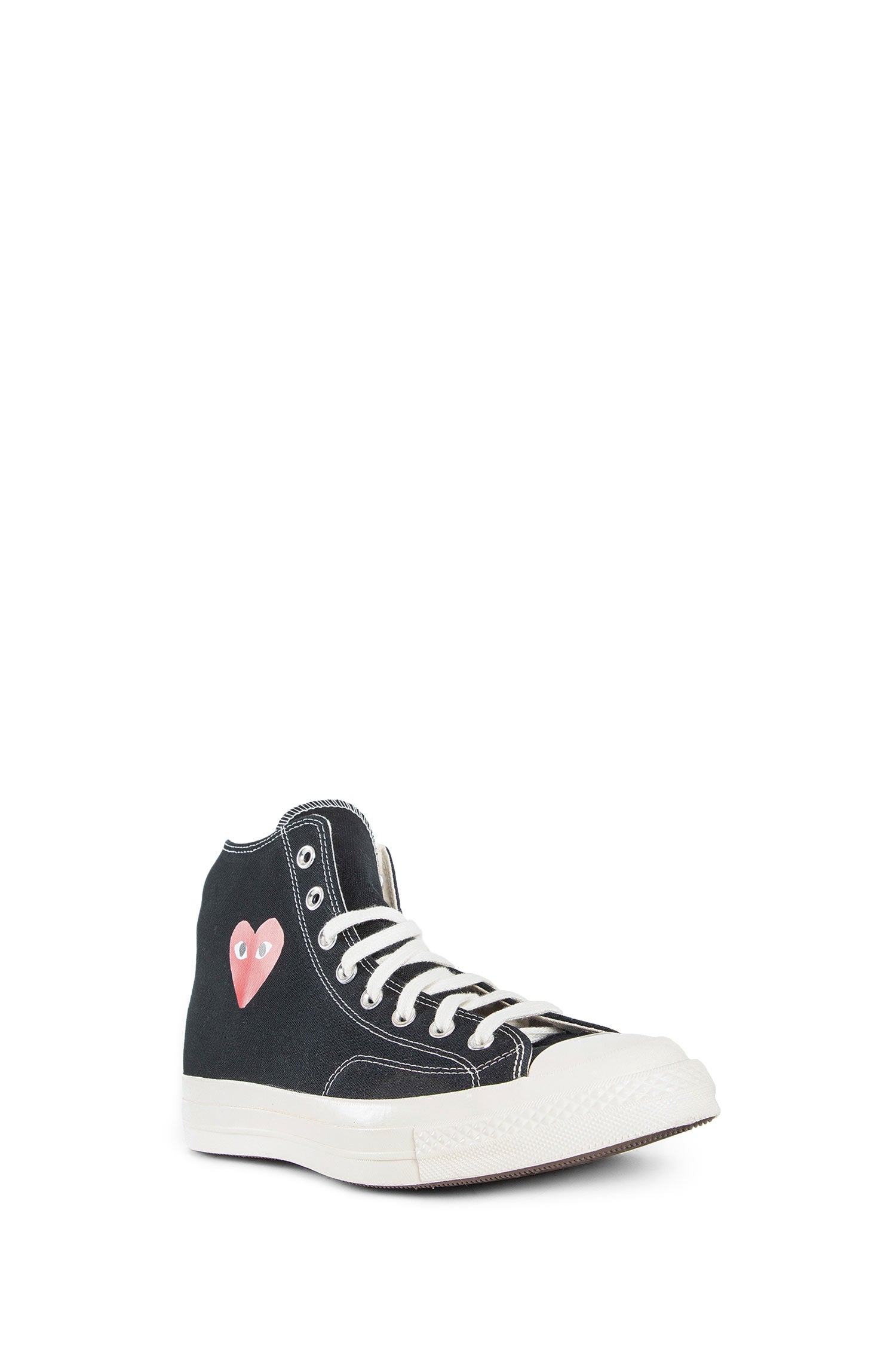 COMME DES GARCONS PLAY UNISEX BLACK SNEAKERS