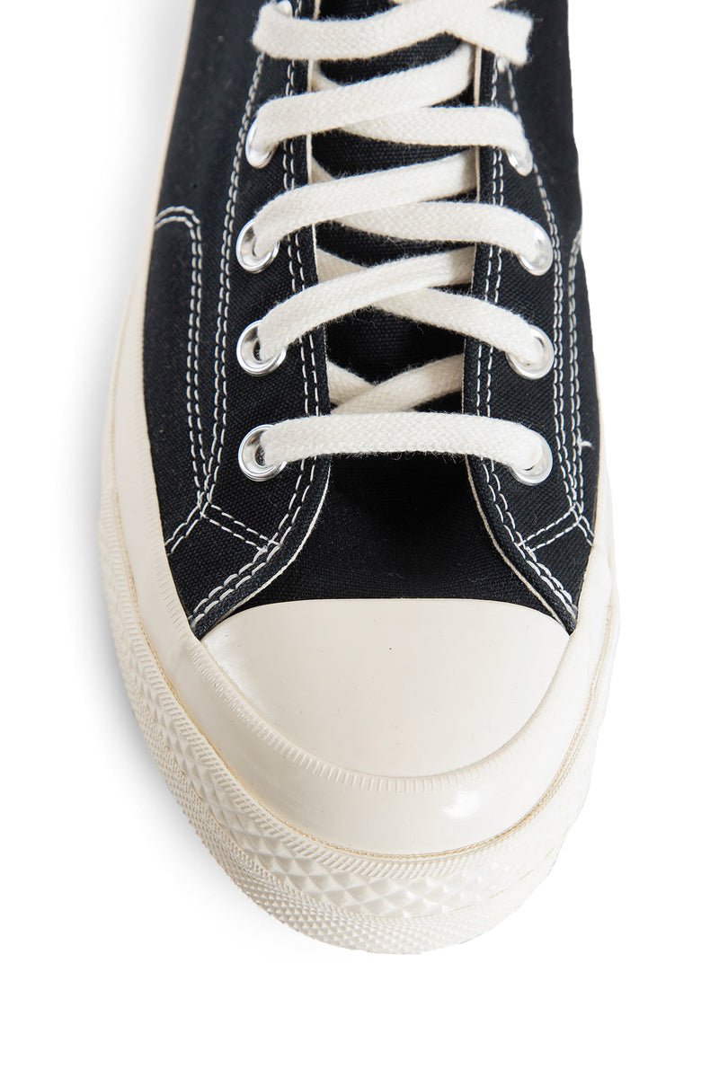 COMME DES GARCONS PLAY UNISEX BLACK SNEAKERS - Antonioli.eu