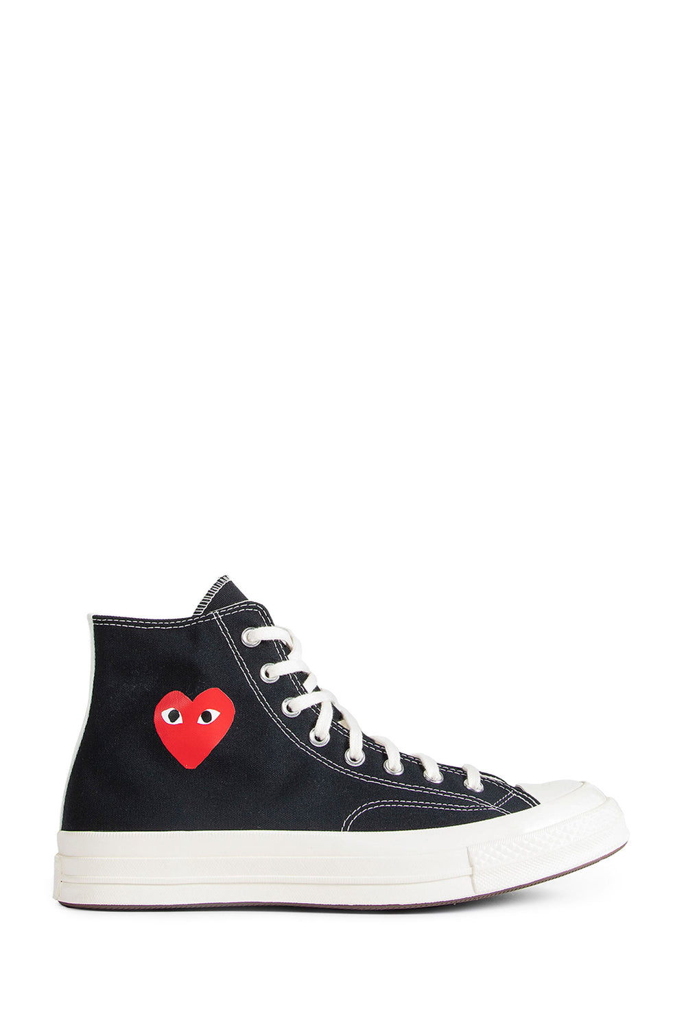 COMME DES GARCONS PLAY Small Red Heart Hi Top Sneakers unisex