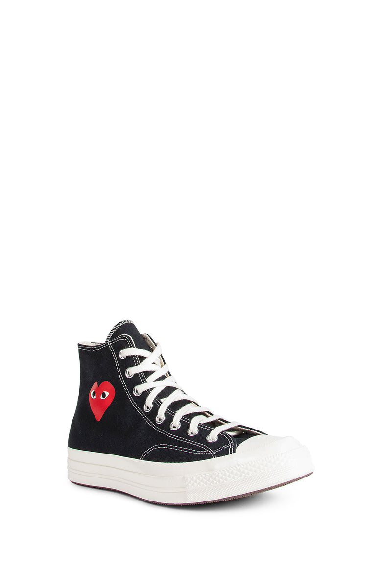 Small Red Heart Hi Top Sneakers