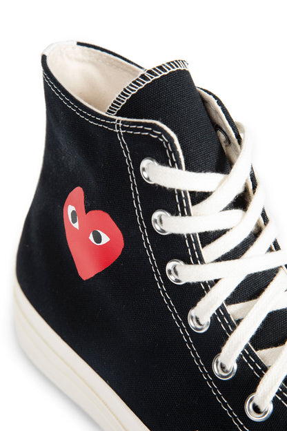 Small Red Heart Hi Top Sneakers
