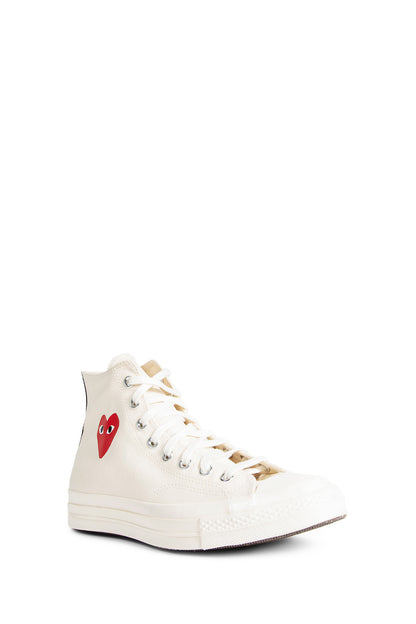 Small Red Heart Hi Top Sneakers