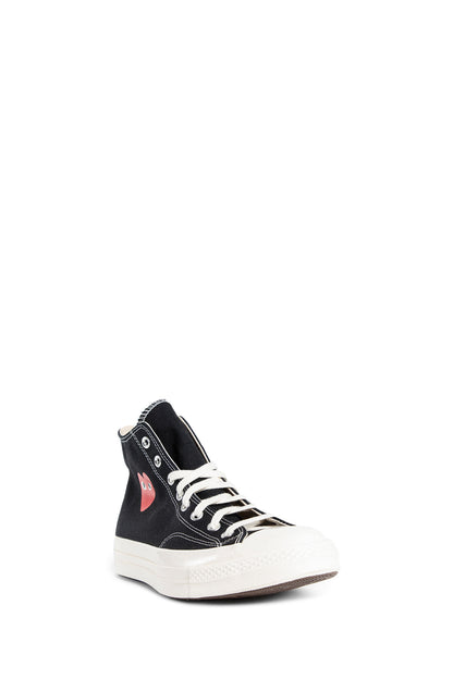 COMME DES GARCONS PLAY UNISEX BLACK SNEAKERS