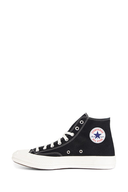 COMME DES GARCONS PLAY UNISEX BLACK SNEAKERS