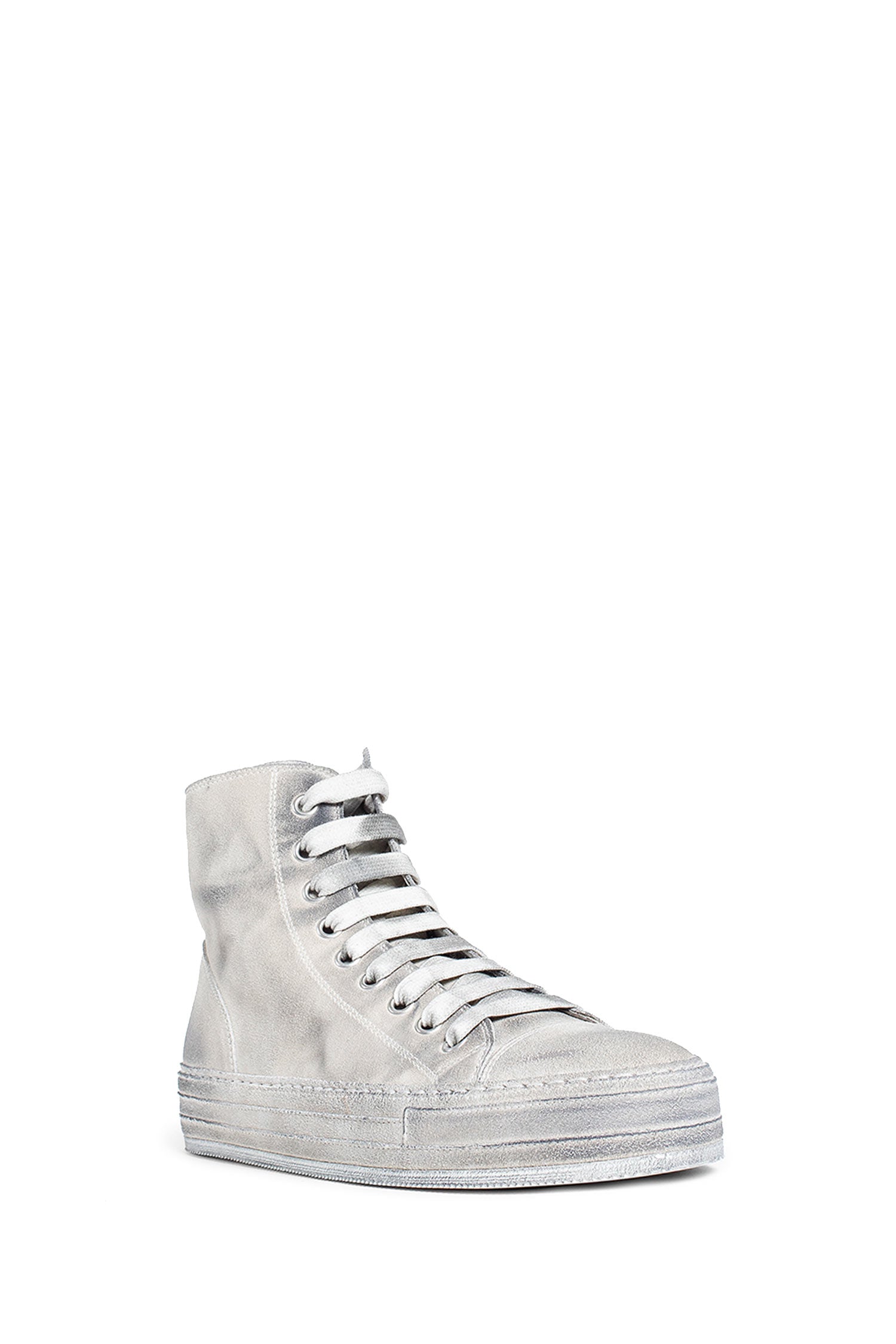 ANN DEMEULEMEESTER WOMAN WHITE SNEAKERS