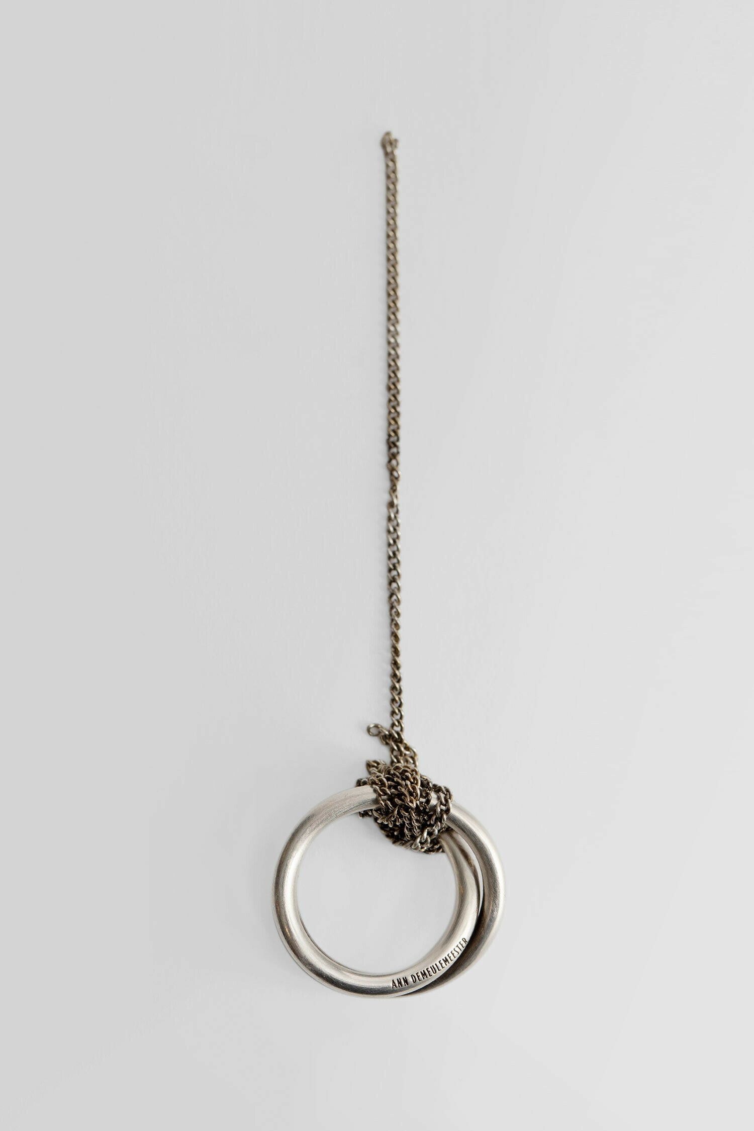 ANN DEMEULEMEESTER UNISEX SILVER JEWELLERY