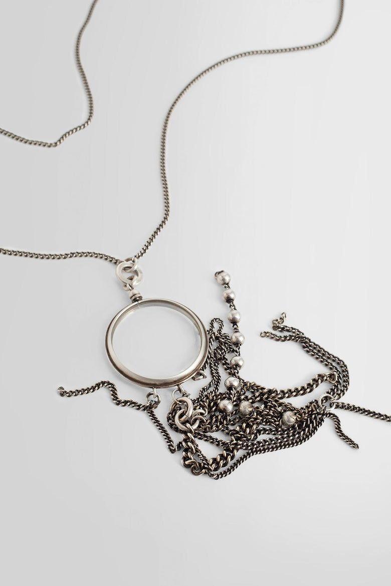 ANN DEMEULEMEESTER UNISEX SILVER JEWELLERY