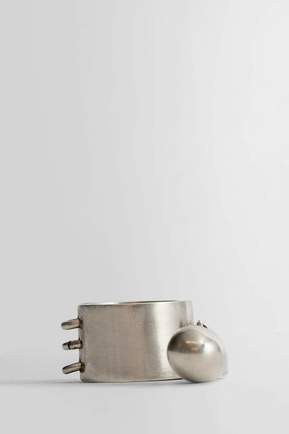 ANN DEMEULEMEESTER UNISEX SILVER JEWELLERY