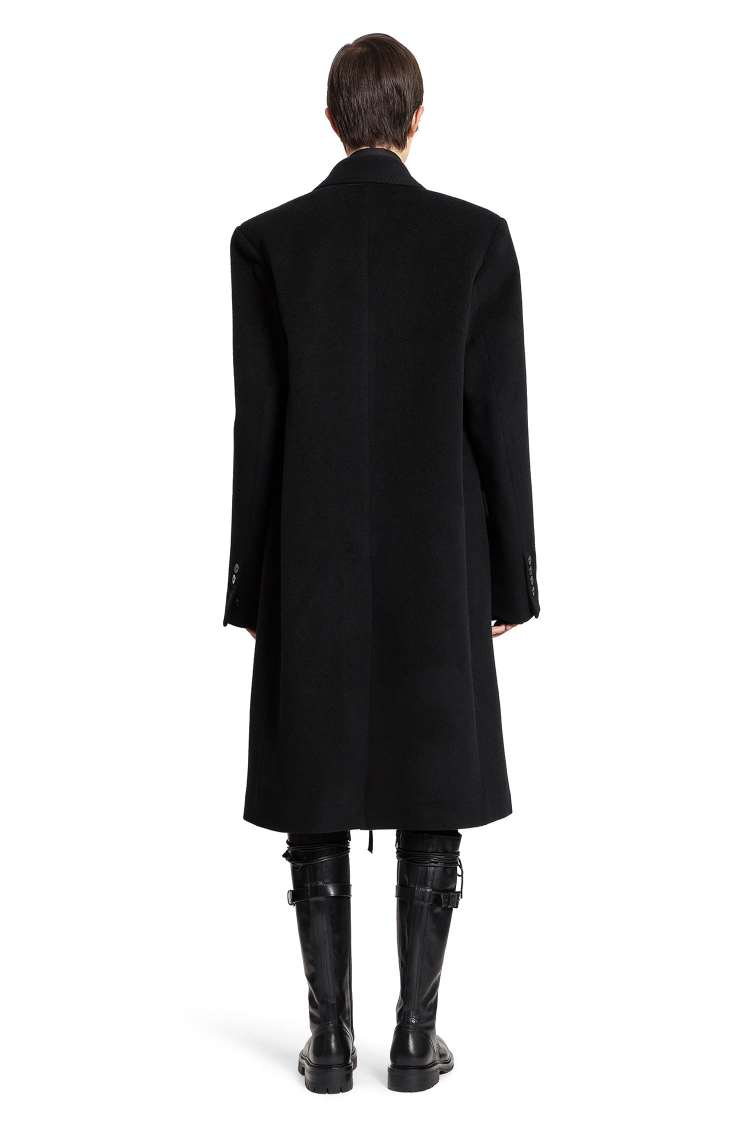 ANN DEMEULEMEESTER WOMAN BLACK COATS