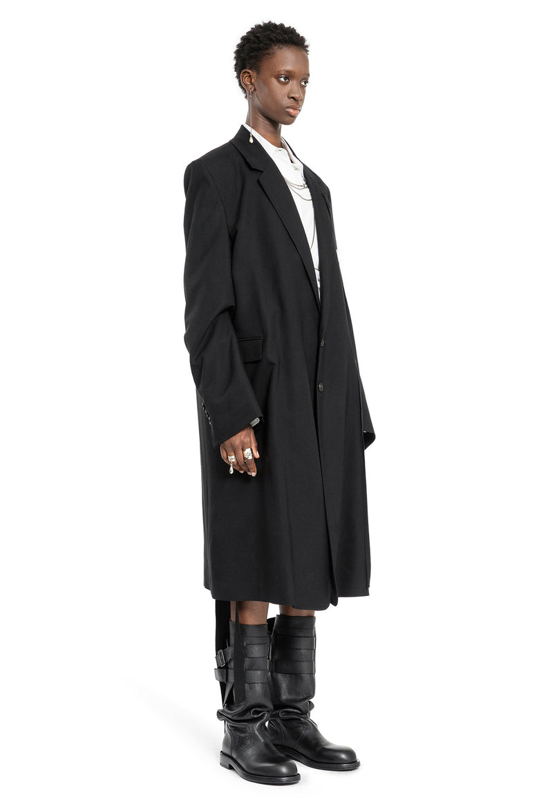 ANN DEMEULEMEESTER WOMAN BLACK COATS