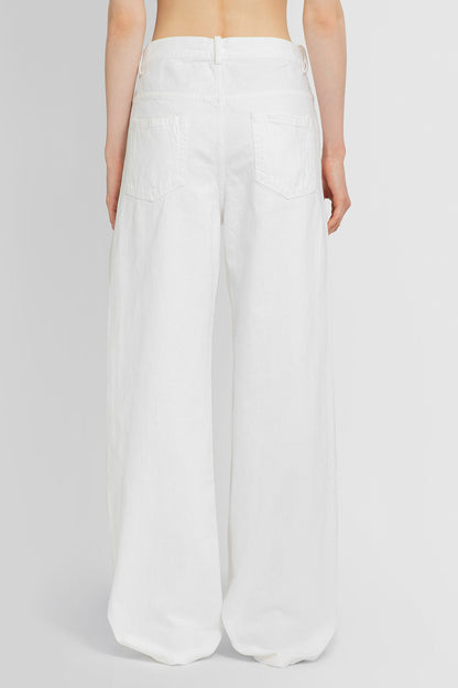 ANN DEMEULEMEESTER WOMAN WHITE JEANS