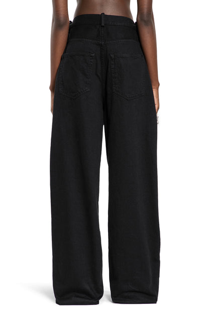 ANN DEMEULEMEESTER WOMAN BLACK JEANS