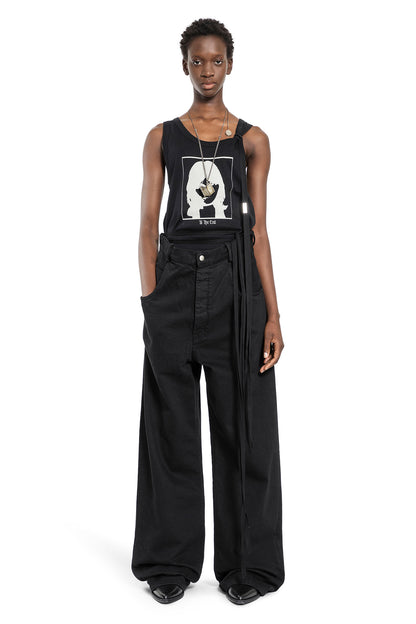 ANN DEMEULEMEESTER WOMAN BLACK JEANS