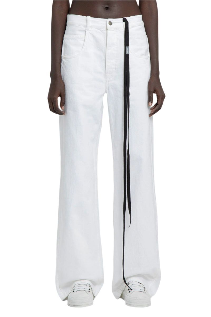 ANN DEMEULEMEESTER Claire 5 Pockets Comfort Denim Trousers woman