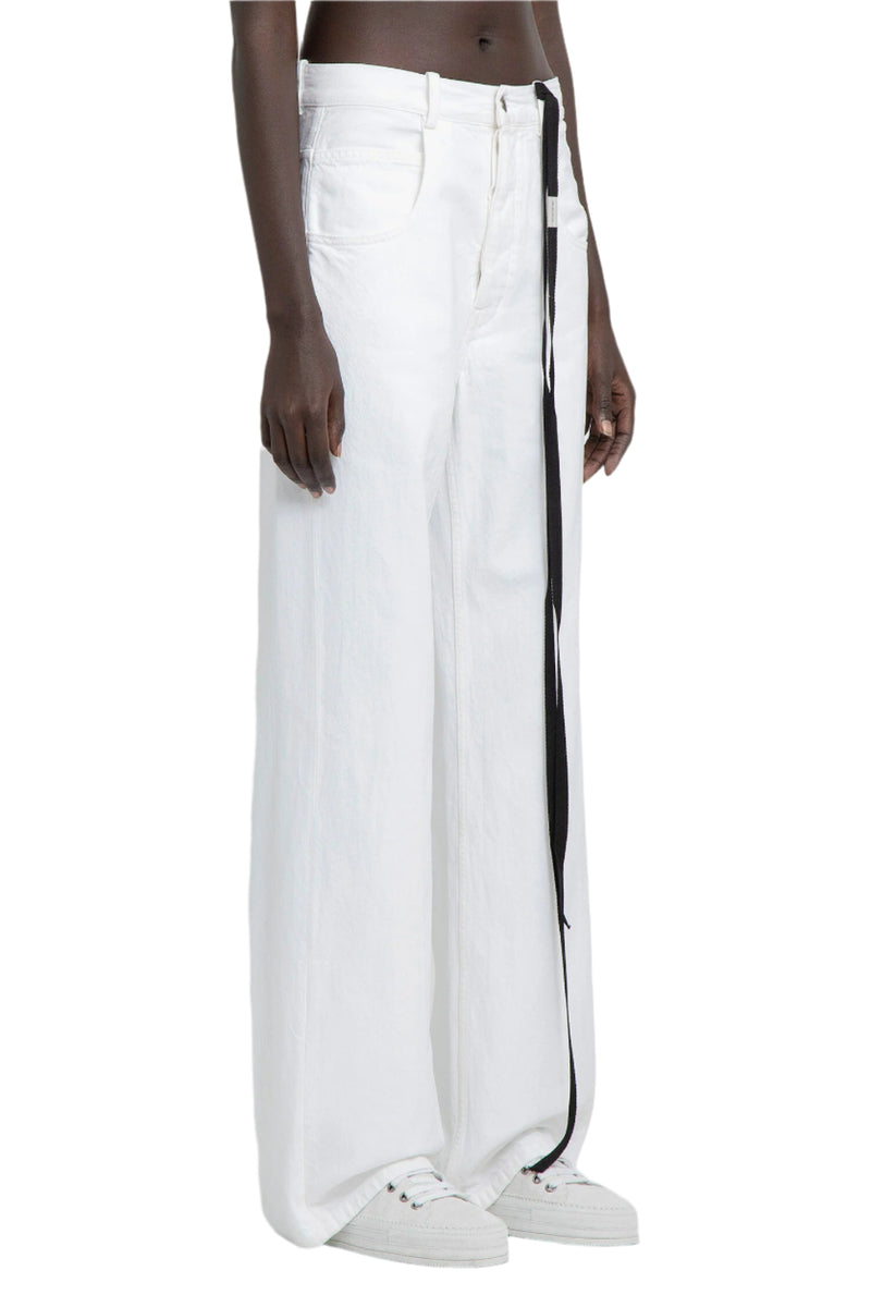 ANN DEMEULEMEESTER Claire 5 Pockets Comfort Denim Trousers woman