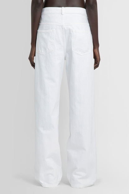 ANN DEMEULEMEESTER WOMAN WHITE JEANS