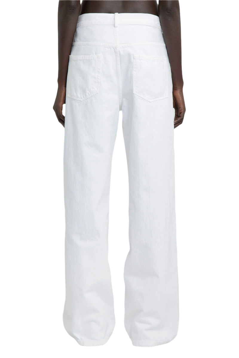 ANN DEMEULEMEESTER Claire 5 Pockets Comfort Denim Trousers woman