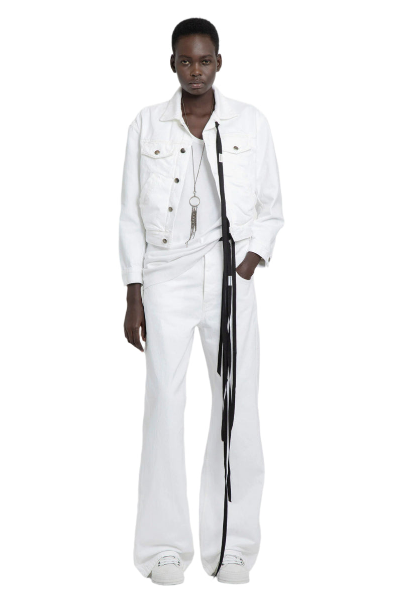 ANN DEMEULEMEESTER Claire 5 Pockets Comfort Denim Trousers woman