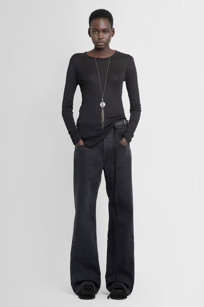 ANN DEMEULEMEESTER WOMAN GREY JEANS