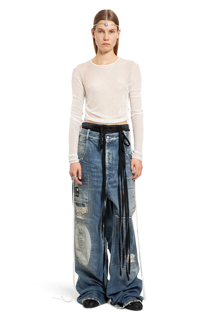 ANN DEMEULEMEESTER WOMAN BLUE JEANS