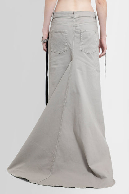 ANN DEMEULEMEESTER WOMAN BEIGE SKIRTS