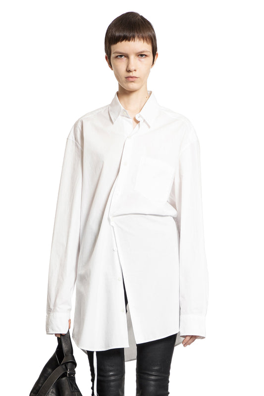 ANN DEMEULEMEESTER WOMAN WHITE SHIRTS