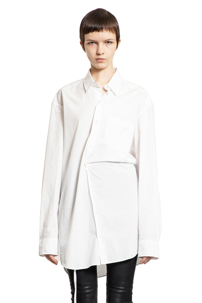 ANN DEMEULEMEESTER WOMAN WHITE SHIRTS