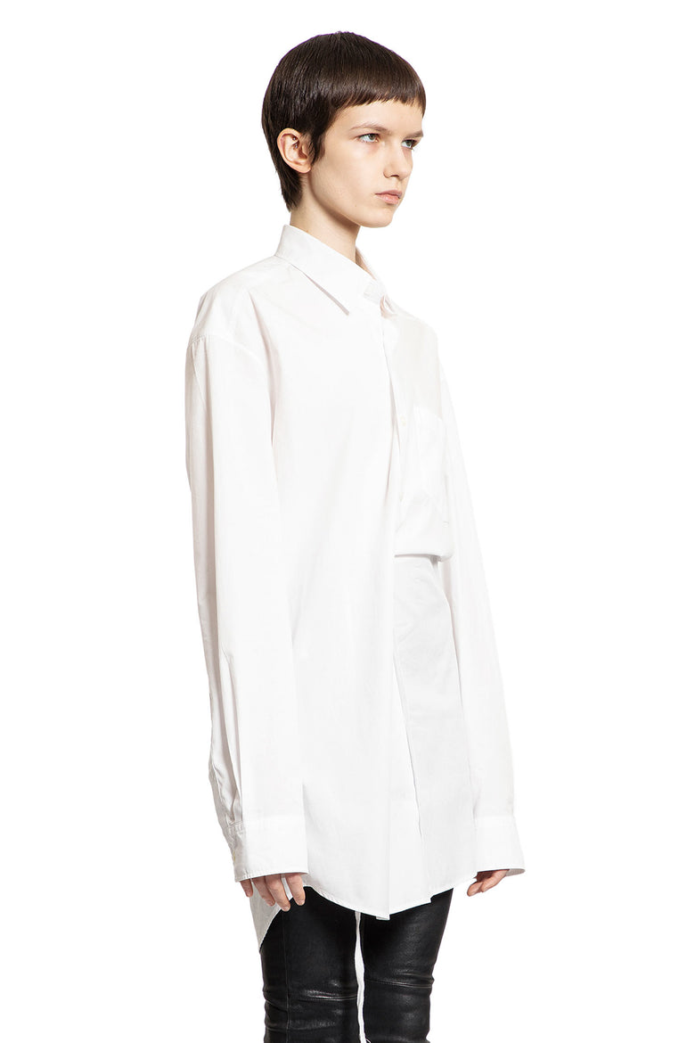 ANN DEMEULEMEESTER WOMAN WHITE SHIRTS