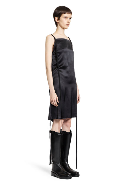 ANN DEMEULEMEESTER WOMAN BLACK DRESSES